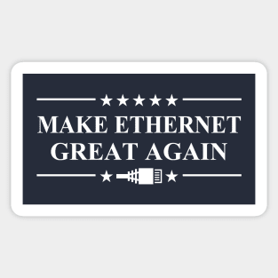 Make Ethernet Great Again Geek Nerd Sticker